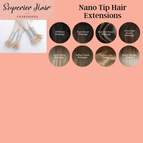 Nano Tip Hair Extensions Premium Grade Human Hair 22inch x25 Carousel 2
