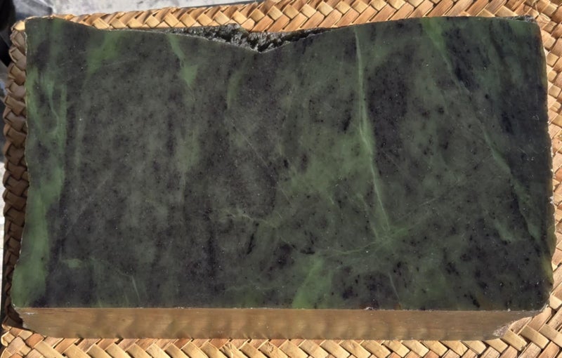 Genuine NZ Pounamu/Greenstone Rough Block Carousel 5