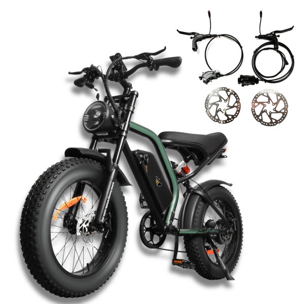 Promo! Hydraulic Brake 20“ Off-Road Tire Removal Battery Electric Bike K6 Carousel 2