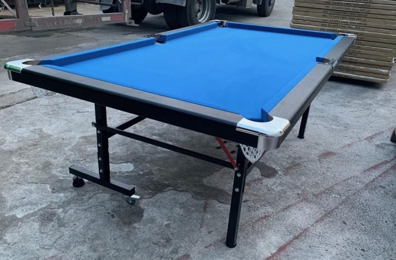 New 7' Fold Up Pool Table Blue cloth Carousel 1