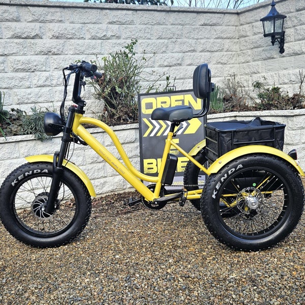 Electric Trike Yellow long distance 20Ah with reverse62983258612354113