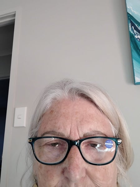 Womans dark teal colour glasses frames Carousel 1