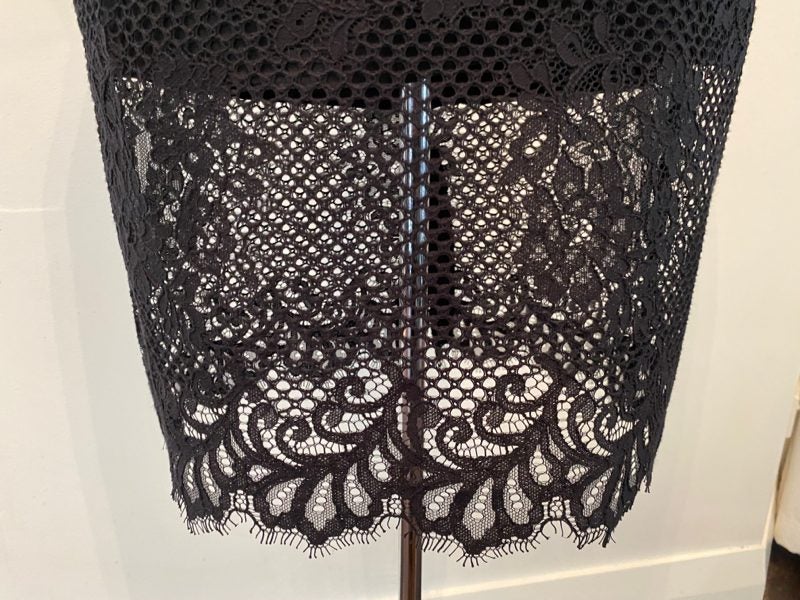 Sexy black lace pencil skirt Carousel 2