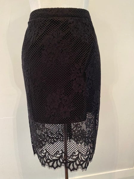 Sexy black lace pencil skirt Carousel 3