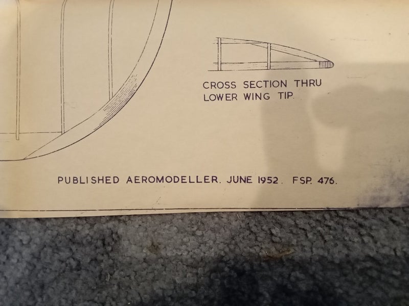 Balsa model plane scale plans - Hawker Hind Carousel 3