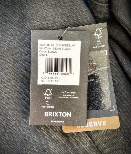 Brixton Jacket - Black Carousel 4
