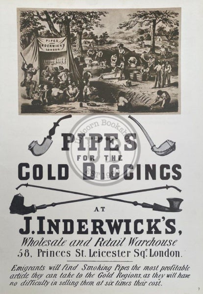 VINTAGE POSTER: Pipes for the Gold Diggins 1860 Carousel 1
