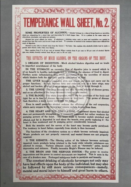 VINTAGE POSTER: Prohibition Propaganda 1910 Carousel 1