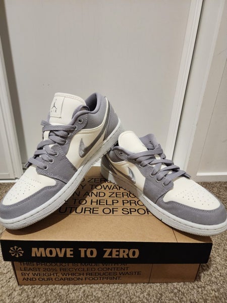 Womens Nike Air Jordan Low Size 9 Grey suede Carousel 2