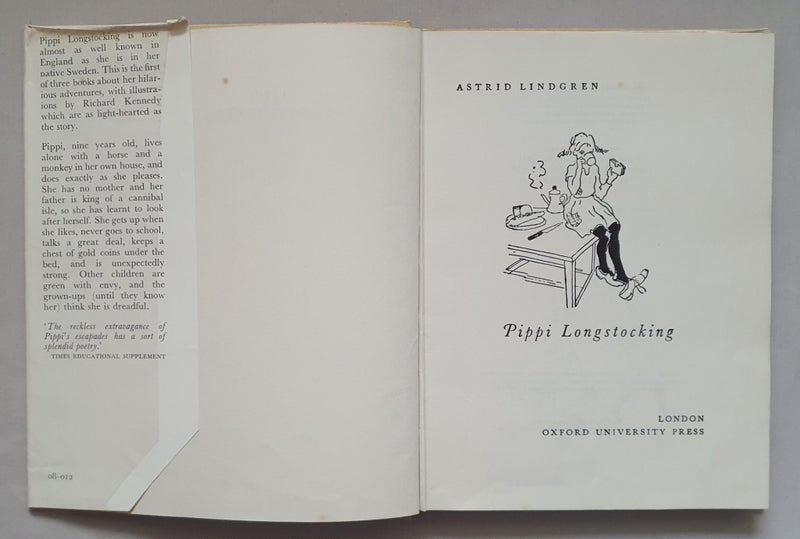 Astrid Lindgren: PIPPI LONGSTOCKING (1972, hbk with dj) Carousel 2