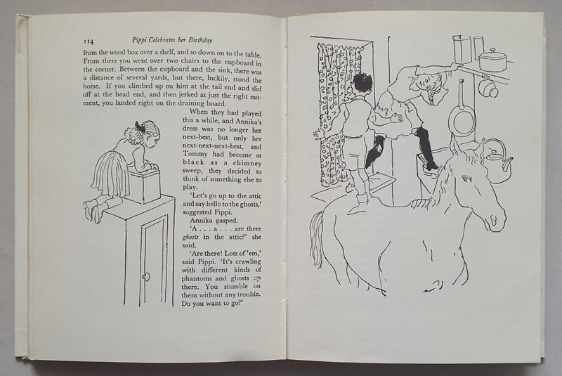 Astrid Lindgren: PIPPI LONGSTOCKING (1972, hbk with dj) Carousel 8