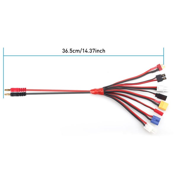 RC Lipo Battery Charger Adapter Connector Splitter Cable Banana Plug62981389662721111