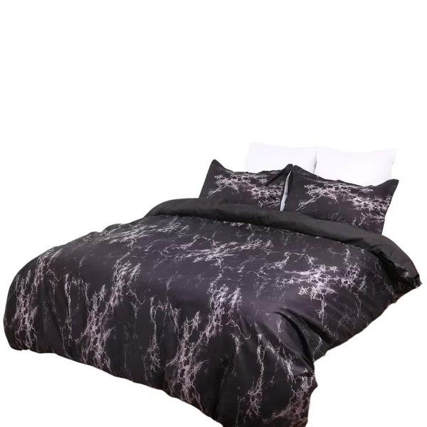 Styleforhome Bold Geometric Print Duvet Cover Set Eco Friendly Material King Carousel 1