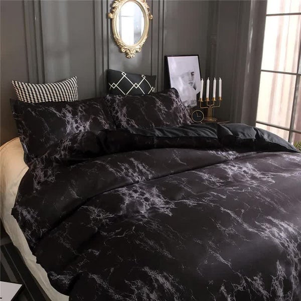 Styleforhome Bold Geometric Print Duvet Cover Set Eco Friendly Material King Carousel 2