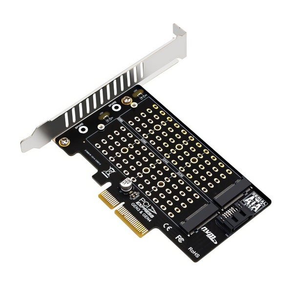Ec412v2 Nvme Sata M.2 Ssd Pcie X4 Expansion Card Other Interface/Add On Cards S Carousel 2