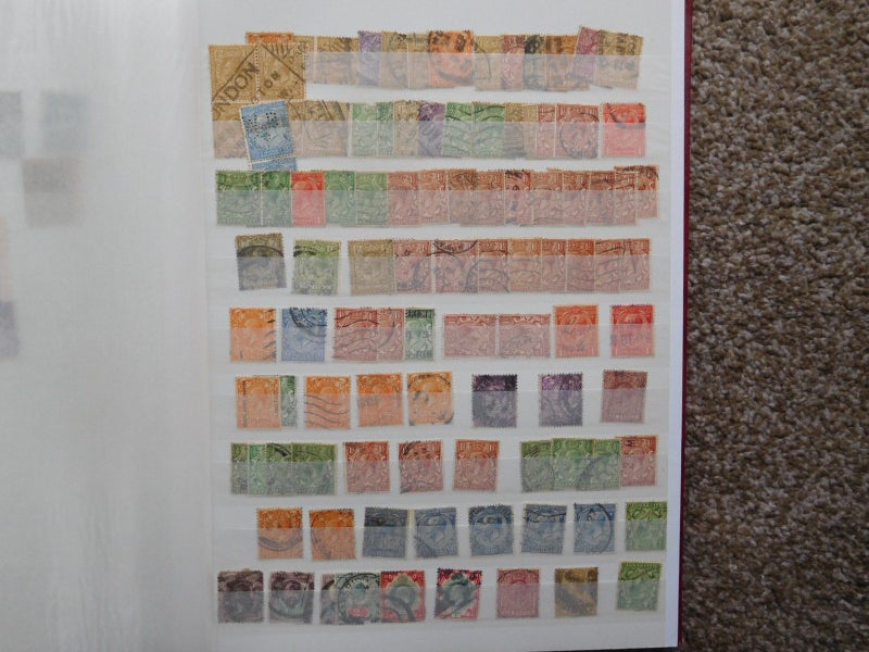 GB stamp collection Queen Vic to 1970s 100s stamps good cv Carousel 2