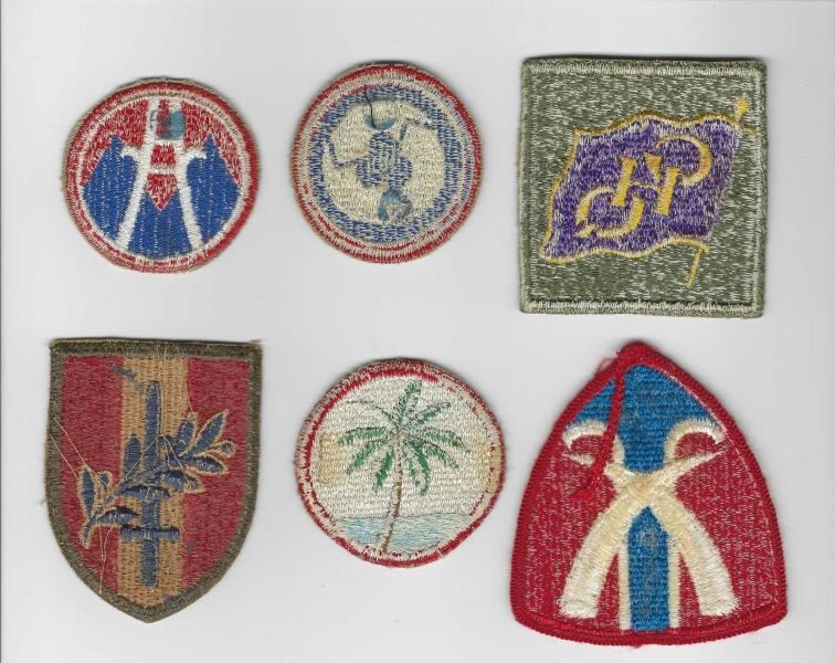 SIX UNITED STATES LOGISTICS & SPECIAL OVERSEAS PATCHES Carousel 2