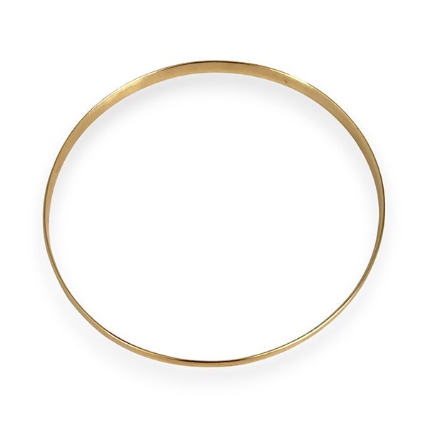 9ct Gold Lightweight Slim Bangle Inner Diameter 71.4mm. R # 786 Carousel 2