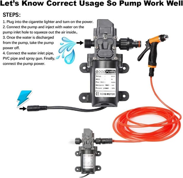 New 12V Pressure Washer Pump & Water Blaster Gun on Afterpay Carousel 2