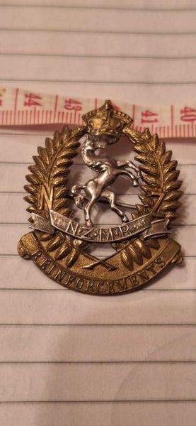 NZ mounted rifles reinforcements badge Carousel 1