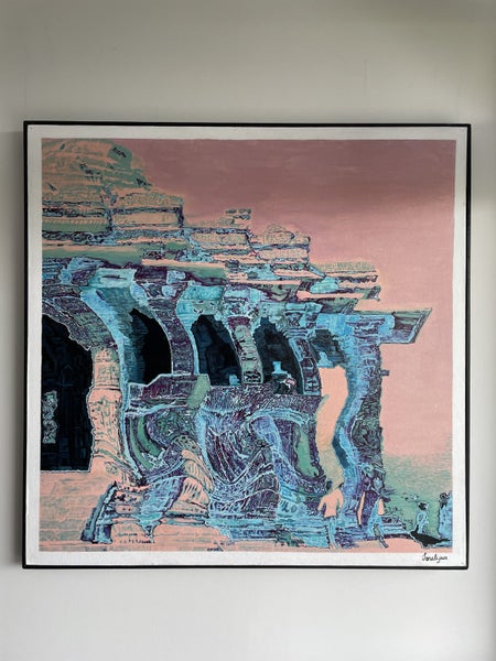 Semblance of Reality | Abstract | Acrylic Painting | Wooden-Framed Carousel 1