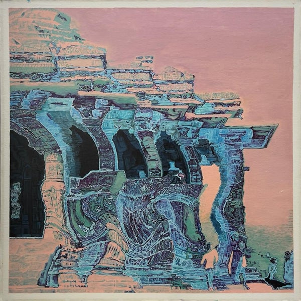Semblance of Reality | Abstract | Acrylic Painting | Wooden-Framed Carousel 2