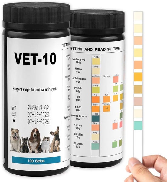 Cat & Dog Urine Test Strips 100pcs Carousel 1