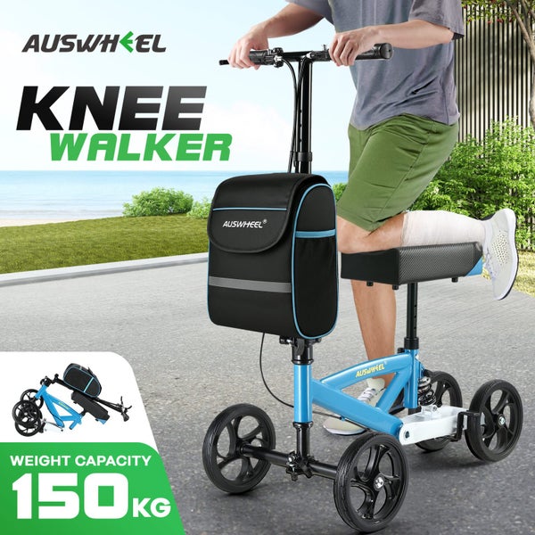 Knee Scooter Walker Steerable Mobility Walking Equipment Wheelchair Carousel 1