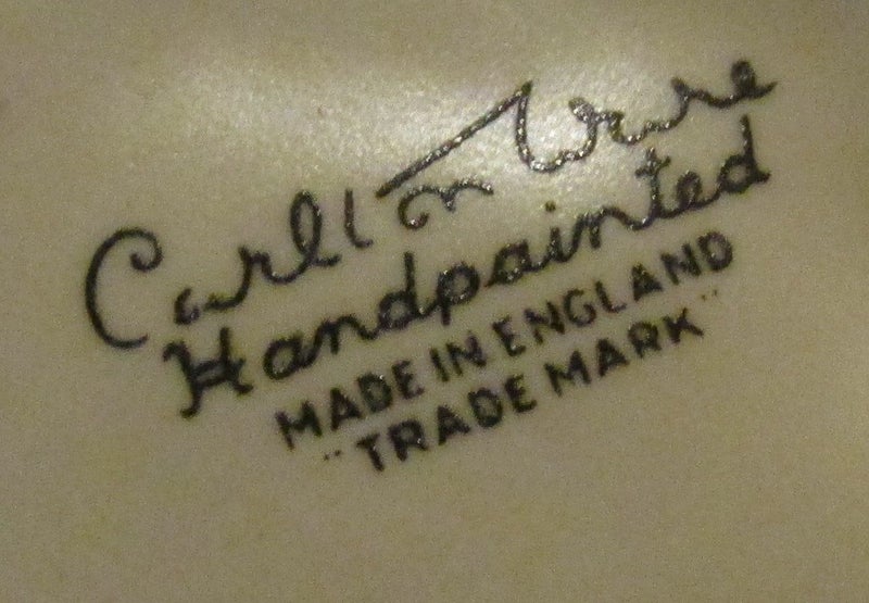Carlton Ware Handprinted Saucer Carousel 2
