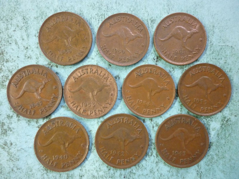 Aust - Half Pennys [*1940 - 1961] Carousel 1