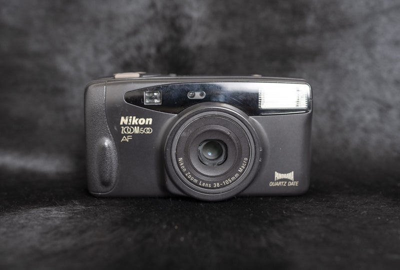 Nikon Zoom 500 AF compact film camera Carousel 1
