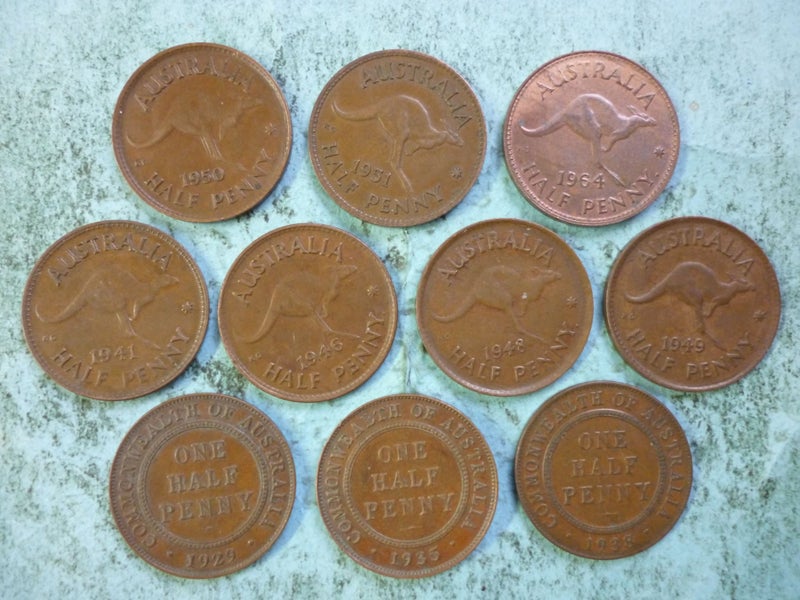 Aust - Half Pennys [*1929 - 1964] Carousel 1