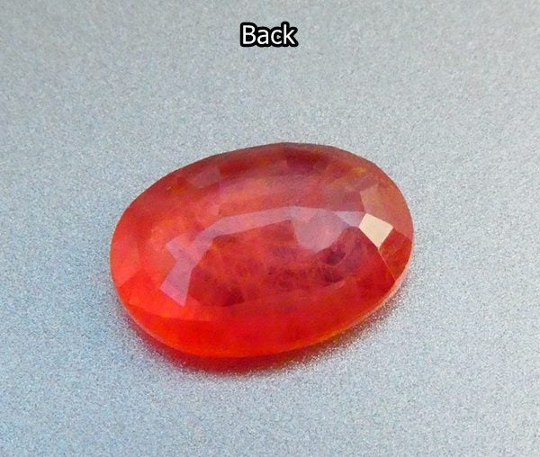 $1RE 2.96CT SPLENDID HUGE OVAL CUT 100% NATURAL ORANGE SAPPHIRE Carousel 2