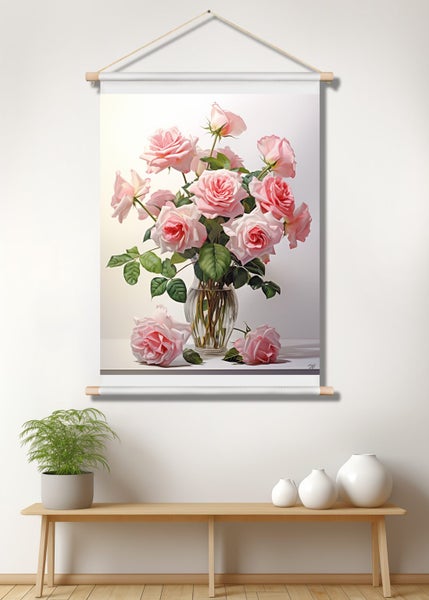 Rose Flower Art Canvas Print Wall Art Carousel 2