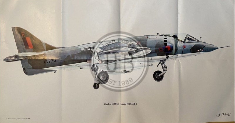 VINTAGE POSTER: Hawker Siddeley Harrier GR Mark 1 Carousel 1