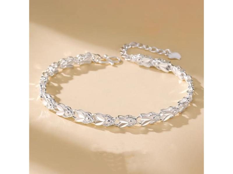 Fine 925 Sterling Silver Noble Nice Chain Solid Bracelet For Women Men Charms Carousel 1