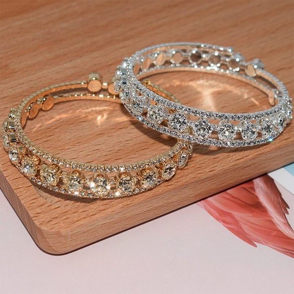 Ferro Alloy Long Lasting Rhinestone Bracelet Carousel 2