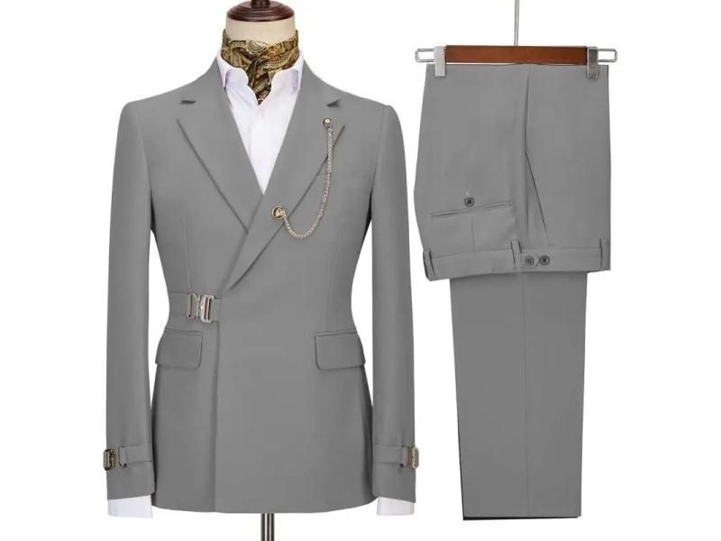 Men's Suits Blazer Pants For Men Jacket Italian Design Notched Lapel Party Carousel 2