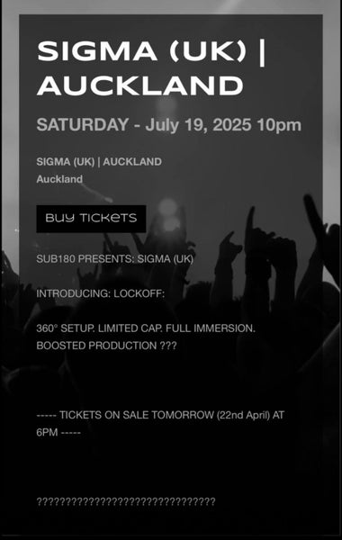 2 x VIP SIGMA Tickets Carousel 1