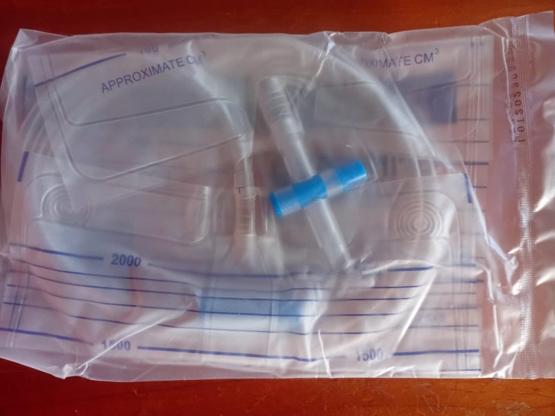 Amtech Urine Leg Bags - with T-Tap for overnight single use (5 bags for $5) Carousel 2