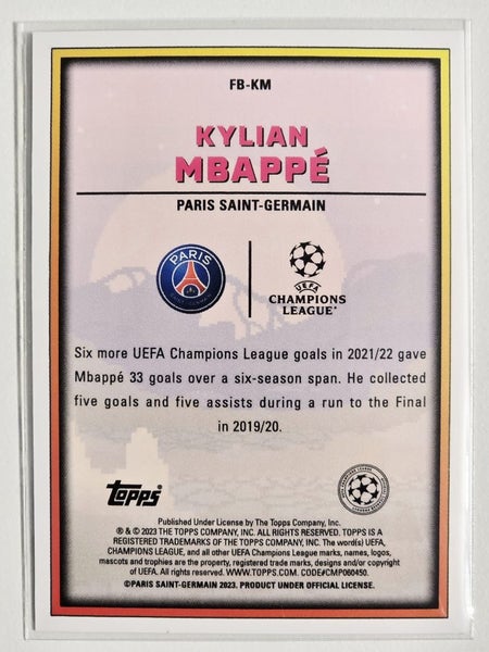 Topps Superstars 2022 2023 Final Boss Kylian Mbappe - #FB-KM Carousel 3