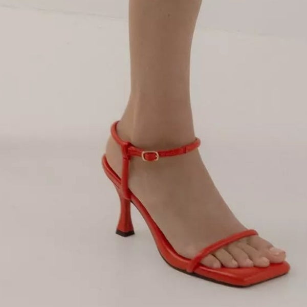 La Tribe padded heels sz39 - chilli red BNWT Carousel 3