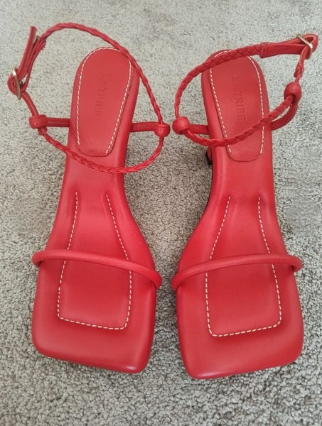 La Tribe padded heels sz39 - chilli red BNWT Carousel 2