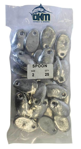 SPOON SINKER BULK PACK 2OZ (25 PER PACK) Carousel 1
