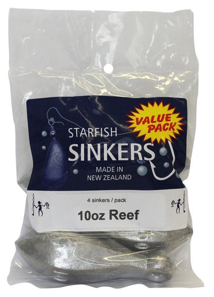 STARFISH REEF SINKER VALUE PACK 10OZ (4 PER PACK) Carousel 1