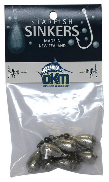 STARFISH SWIVEL SINKER PACKET 1/2OZ (7 PER PACK) Carousel 1
