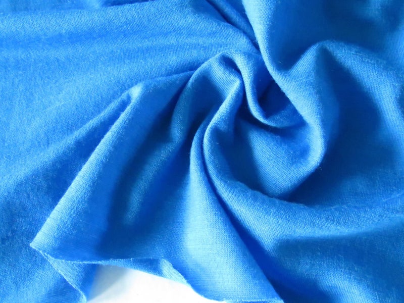 1.5m Whirlwind Blue 85% merino 15% corespun nylon 120g jersey knit -lightweight Carousel 2