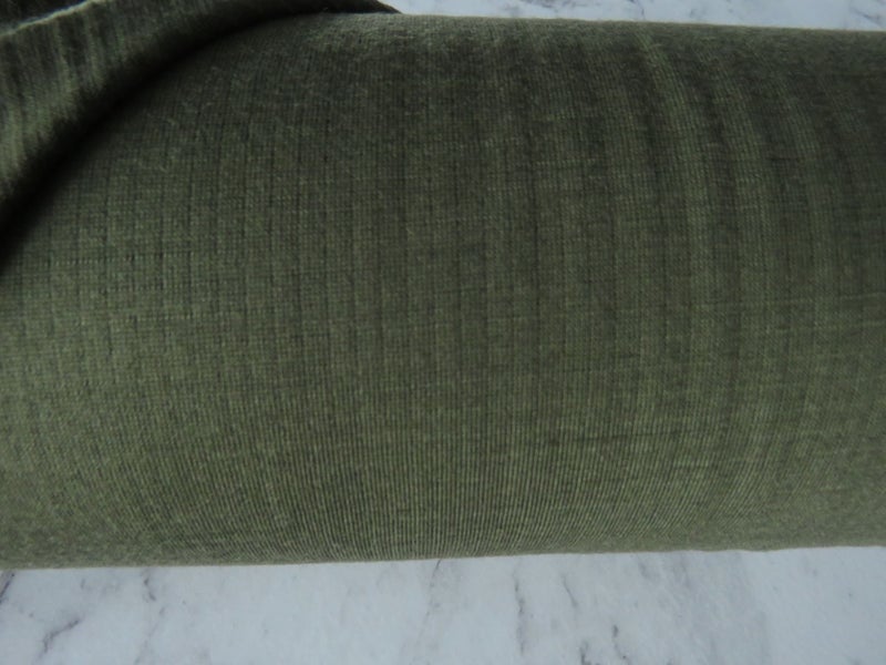 1m Oslo Olive 75% Merino 25% Polyester 230g Textured Knit Fabric Carousel 5