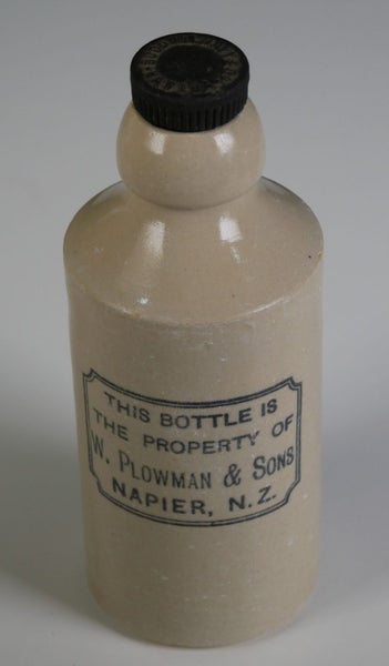 Attractive Antique All-White Plowman Napier Internal Thread Ginger Beer Carousel 2