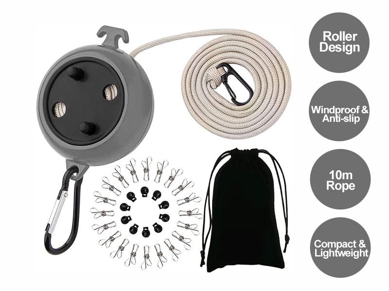 Portable Camping Clothesline-10m Carousel 1